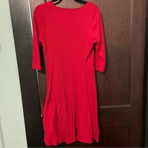 Robbie Bee Petite XL Red Midi Dress